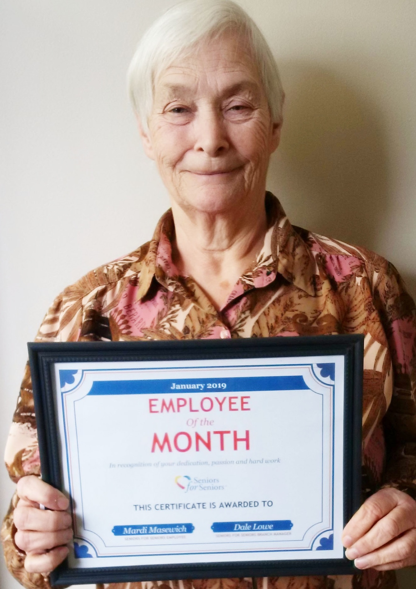 Image: Mardi is our January Employee of the Month!