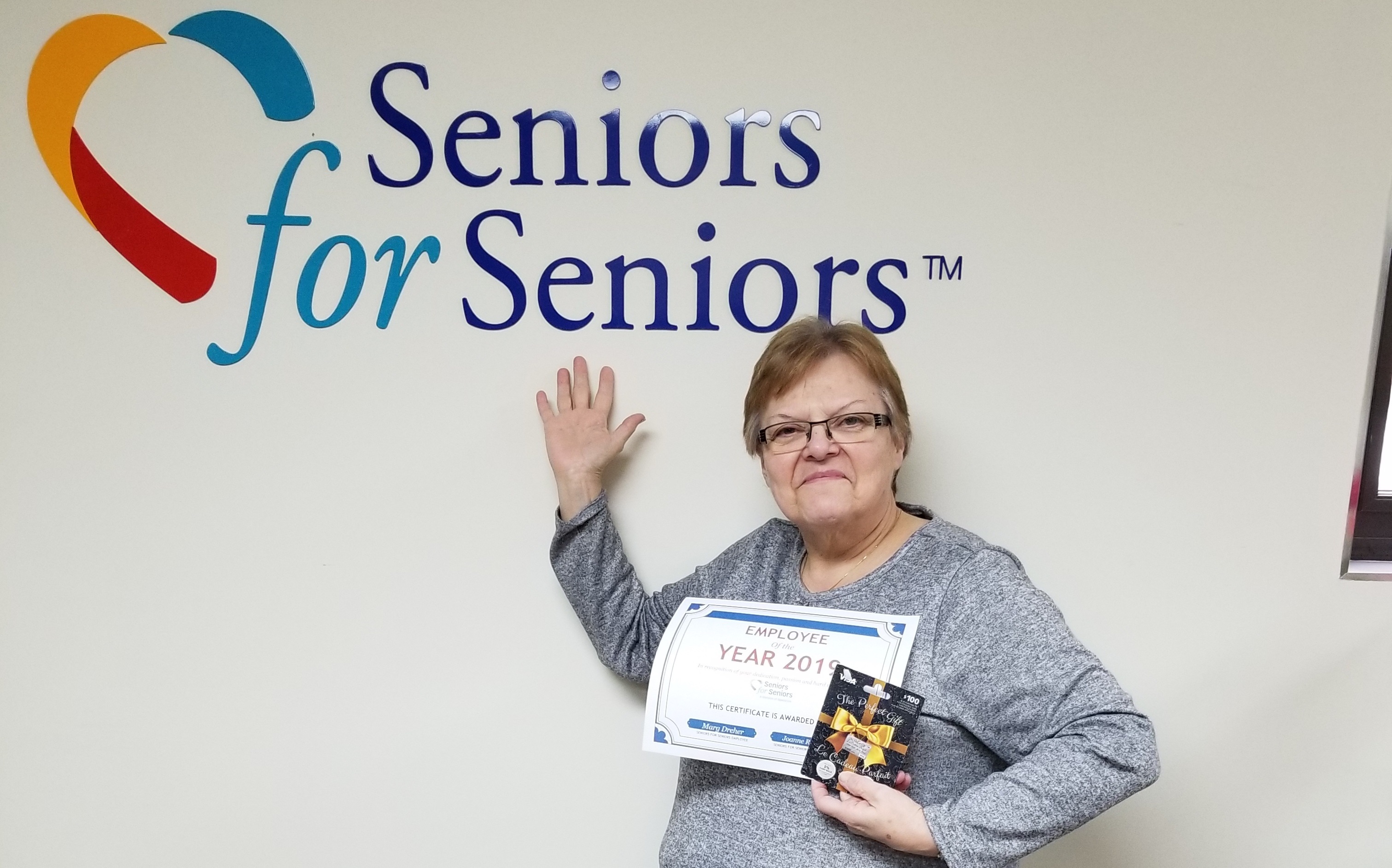 Image: We have our Employee of the Year!