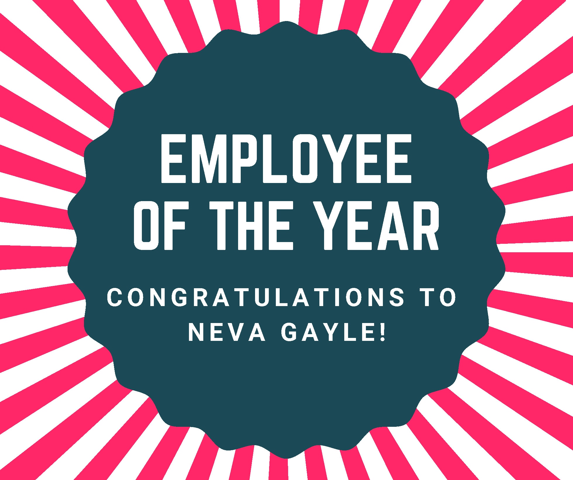 Image: Meet our Employee of the Year!